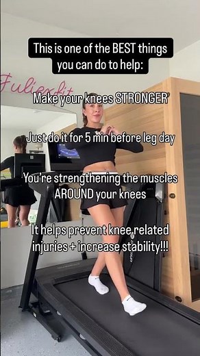 HAVING KNEE PROBLEMS? 👀 One of the SIMPLEST things you can try is walking backwards on a treadmill!