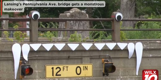 Lansing’s infamous Pennsylvania Ave bridge gets a scary makeover, catches another victim