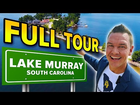 Exploring LAKE MURRAY South Carolina | FULL South Carolina Driving Tour 🤯 | Living in Columbia SC