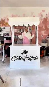 DIY Mobile Bar Cart!