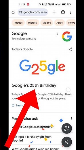 Google's 25th Birthday | Google Doodle