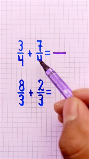323K views · 1.6K reactions | Sumar fracciones con igual denominador #aritmética #trigonometria | Miguel Angel | Facebook