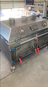 “The Crypt” 40”x60” fully insulated direct heat cooker on casters! Now taking deposits.