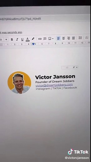 Create the perfect EMAIL SIGNATURE #email #emailsignature #googledocs #canvahack #canva #graphicdesign #freelancer #freelancing