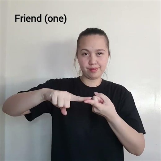Filipino Sign Language tutorial one_ friend