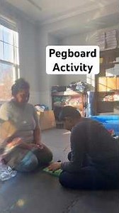 Peg Board Success with My Non-Verbal Autistic Son 💙#autism #autismawareness