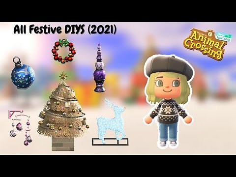 All Festive DIYS 2021 And How To Get Them | Animal Crossing New Horizons