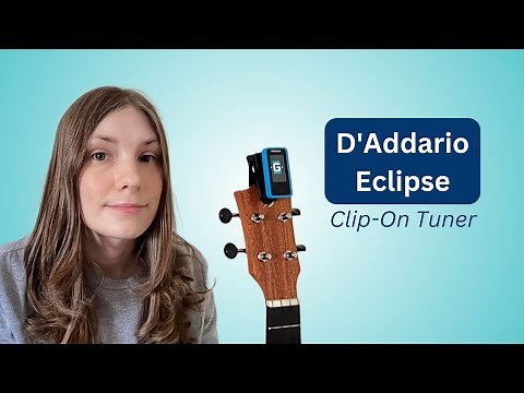D'Addario Eclipse Clip-On Tuner - Unboxing, Demo and Review