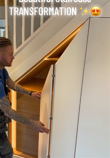 Transform Your Staircase with Custom Understairs Storage