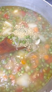 Just got back from Italy and this is the perfect dish to detox! 😍🫛🥕🍅 Acini di Pepe in Vegetable Broth! 😋 Comment “LINK” if you want the recipe! 😘 | Cooking with Nonna
