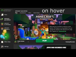 Minecraft Legends Launcher Animation