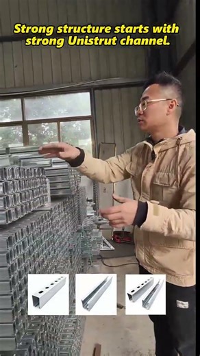 Strong structure starts with strong Unistrut channel #strutchannel #unistrut #cchannel #HVACSupport