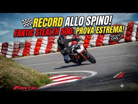 FANTIC STEALTH 500: Test Ride estremo sul tracciato del CIVS! 🏍️💨 (RECORD)