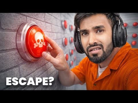 100 MYSTERY BUTTONS BUT ONLY ONE LETS YOU ESCAPE…#buttonprison​ #escape​