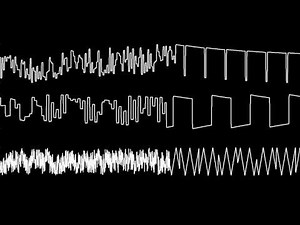 C64 Rob Hubbards "Warhawk" Oscilloscope View
