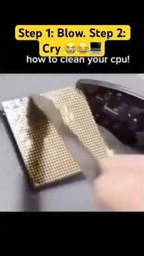 How to “Clean” Your Processor 😆💨 | PC Maintenance or Just Pray?