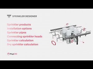 MagiCAD Sprinkler Designer - A short introduction