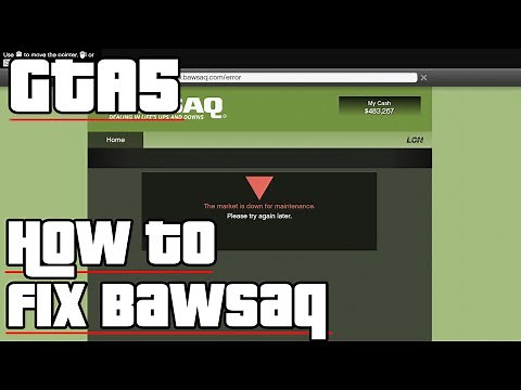 GTA 5 Bawsaq Network Down For Maintenance Fix