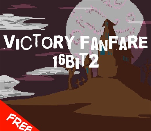 "Free 2D Pixel 16bit Loops Music Asset - victory fanfare 16bit2 BGM by 劉 恵 (Megumi Ryu)