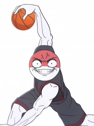 UNFAIR ASIAN SPORTS 🏀 #countryhumans #animation #countryballs #shorts #contryhumans