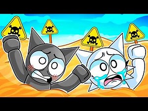 SPRUNKIS Get TRAPPED by QUICKSAND in Roblox!