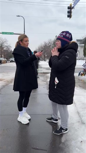 A white middle-aged woman at the makeshift memorial for Renee Good tells a reporter it felt wrong for her to be there. Because she’s a white woman with a lot of “privilege.” “I feel like white tears are not always helpful or necessary.” via @breccastoll | The Cenla Report