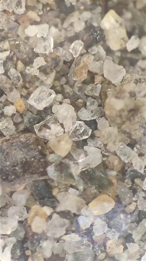 Sand Under Microscope – You Won’t Believe What Each Grain Looks Like! 🔬🏖️ #shorts
