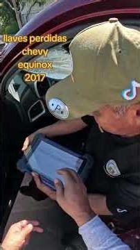 programación de llave con control chevy equinox 2017