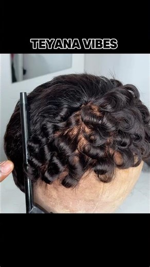 Pixie cut tutorial ✨ Watch 👆 detailed tutorial #pixiecut #gluelesswig #wigtutorial