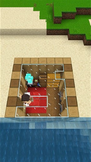 Minecraft Underwater House 🌊 #shorts