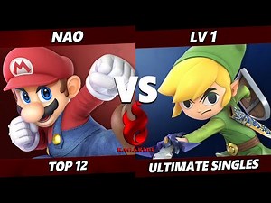 Kagaribi 9 - Nao (Mario) Vs. Lv.1 (Toon Link) SSBU Ultimate Tournament