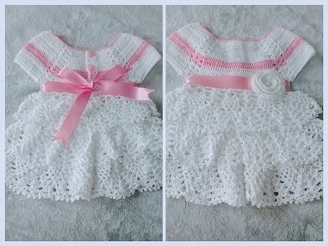 Crochet baby dress - knitting - crochet - crochet