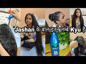 Heavy Hair Oiling And Combing/Long Hair Sikh Boy Hair Care Routine With Parachute Oil/Jashan