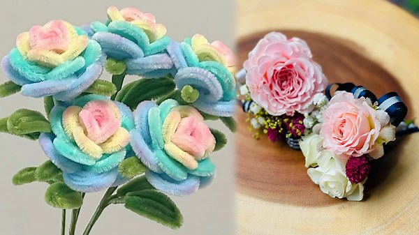 Witness the Artistry of Making Felt and Tulle Flowers