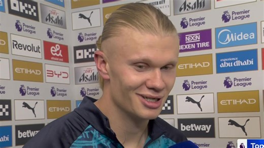 Haaland refuses to apologise in interview as Sky Sports reporter intervenes