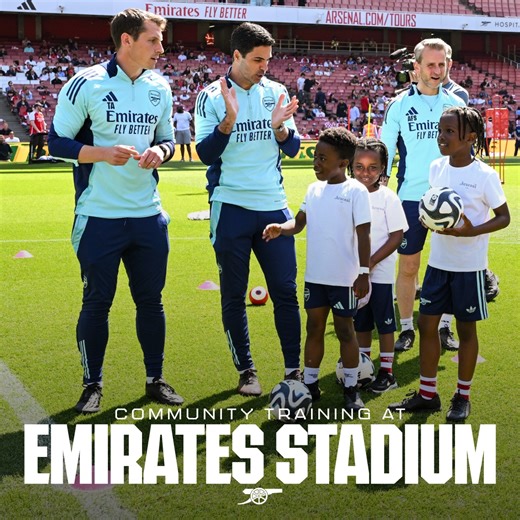 A day to remember ❤️ Our Arsenal in the Community members spent an unforgettable training session with the Gunners back in May 👇 📺 https://arsn.al/t3Bvmt4 | Arsenal