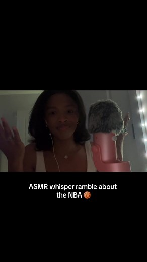 New NBA whisper ramble in honor of playoff szn officially starting 🏀🏀 (full video on youtube) #fyp #foryou #asmr #asmrwhisper #nba #mia_asmr