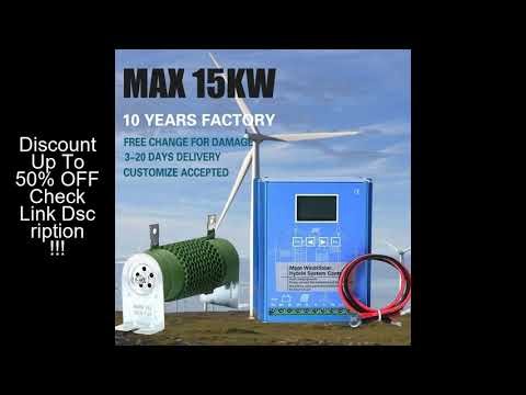 With Dump Load Wind Solar Hybrid System MPPT Charge Controller10KW Wind Turbine 15000W Solar Panel 1