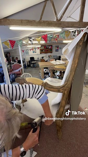Dawn Houghton Upholstery on TikTok