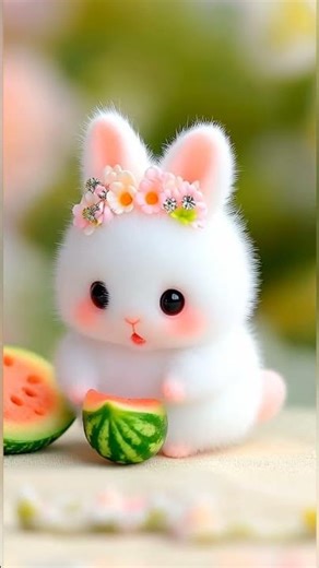 cute rabbit eating watermelon 🍉#comedy#shorts#viral#trending#rabbit #cute #ytshorts#viral#tawafekaba