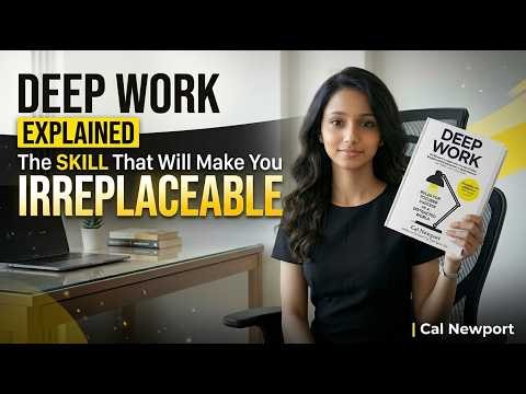 Deep Work by Cal Newport | Why You Can't Focus Anymore‪@BookReviewVibe‬