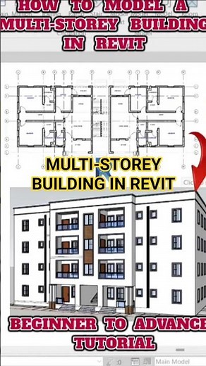 Revit Tutorial: Model a Multi-Storey Building Step-by-Step | #Shorts #revit #revittutorial