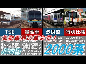 【ゆっくり解説】気動車特急の革命児！JR四国2000系とは？