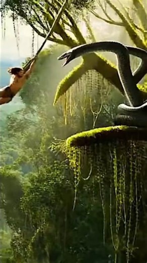 TARZAN VS. THE GIANT BLACK MAMBA! Mid-Air Battle Against the World's Fastest Snake #tarzanvssnake