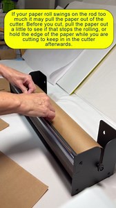 Perkhomy 36 Inch Paper Roll Dispenser and Cutter - Heavy-Duty Wall Mountable, Non Slip Tabletop - Kraft, Freezer, Butcher Paper - Up to 300ft Rolls (Black, 36 Inch)