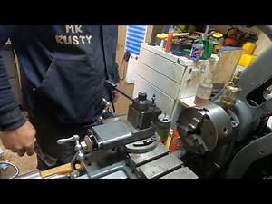 Myford ml7 lathe. Part7. Top slide assembly and fit a new tool post.