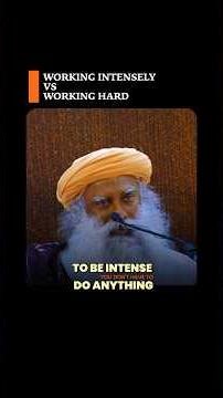 How to be intense | Sadhguru