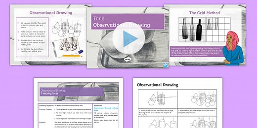 Tone Lesson 6: Observational Drawing