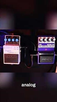 Analog vs Digital Delay Pedals 🏁⬆️ FULL VIDEO HERE! #delay