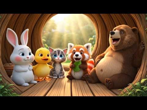 🐰🐤Roro, Dodo, and Kiki: The Secret of the Ancient Tree and the Journey to Find the Giant Chestnut 🌰